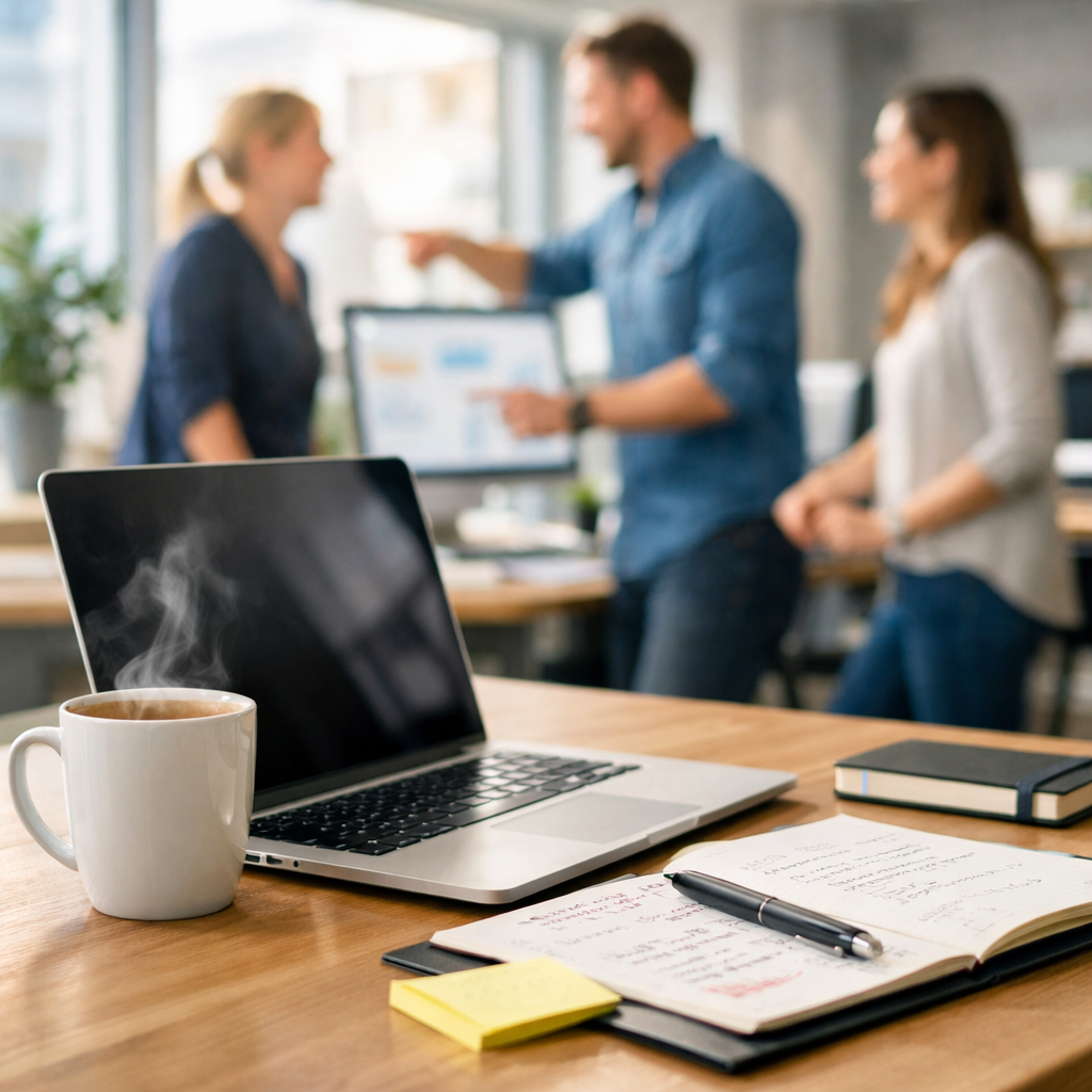 Customer Success team collaborating in an office