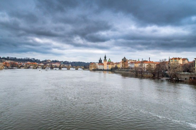 River in Prague