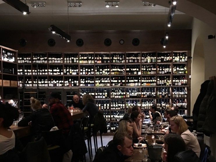 Wine bar in Prague